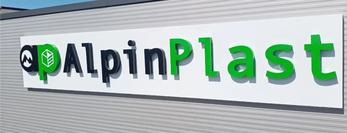 aluminyum kutu harf - fabrika tabelası